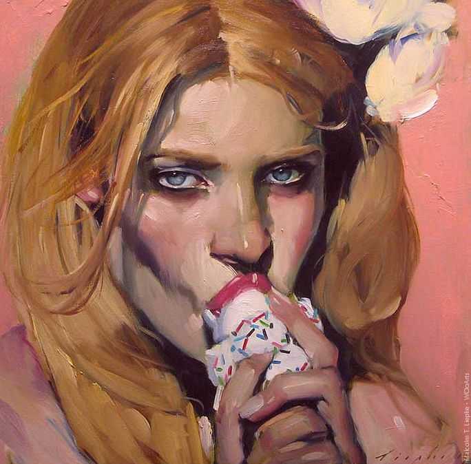 Painting by Malcolm T. Liepke