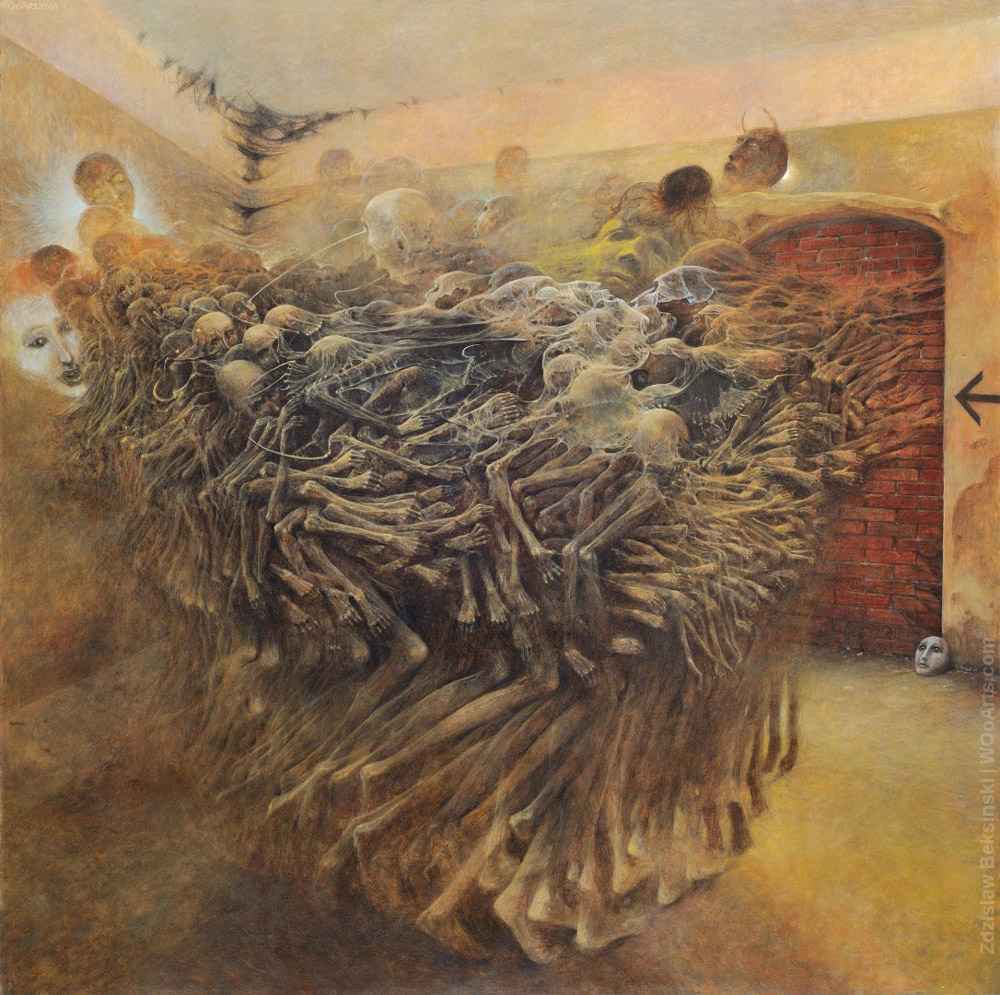 Zdzislaw Beksinski Painting (Zdzisław Beksiński)