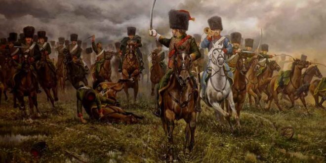 The Battle of Waterloo Painting