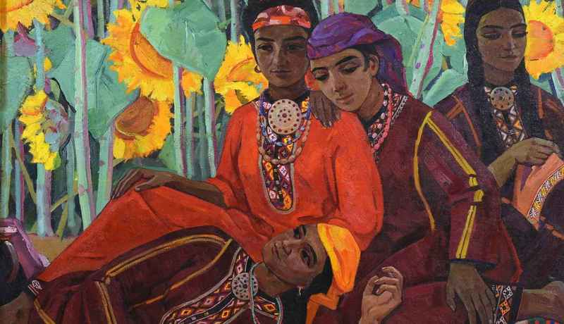 Turkmenistani Artist Durdy Bayramov Painting
