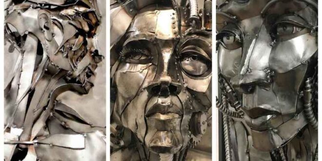 Canadian Artist Joel Sullivan Metal Work Sculpture