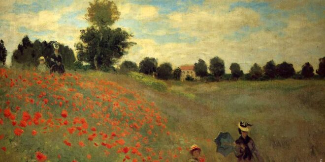 Claude Monet Painting