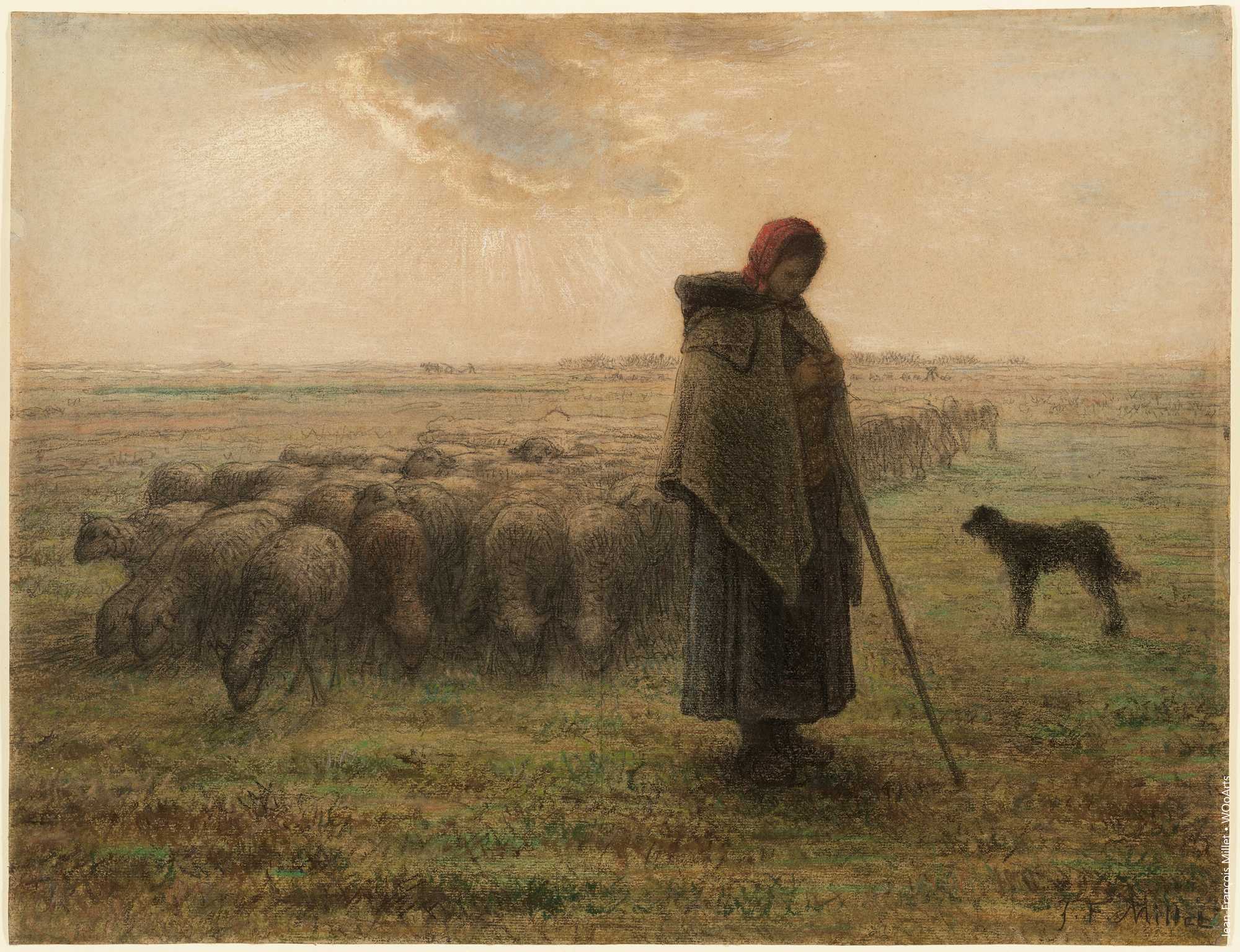 Painting by Jean-François Millet