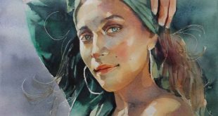 elena brazzale watercolor painting