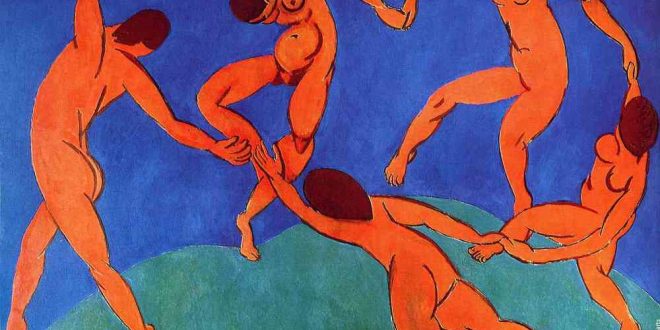 French Artist Henri Matisse Nude Painting Dance (II), 1910, 260x391 cm, Eremitaget-la-danse