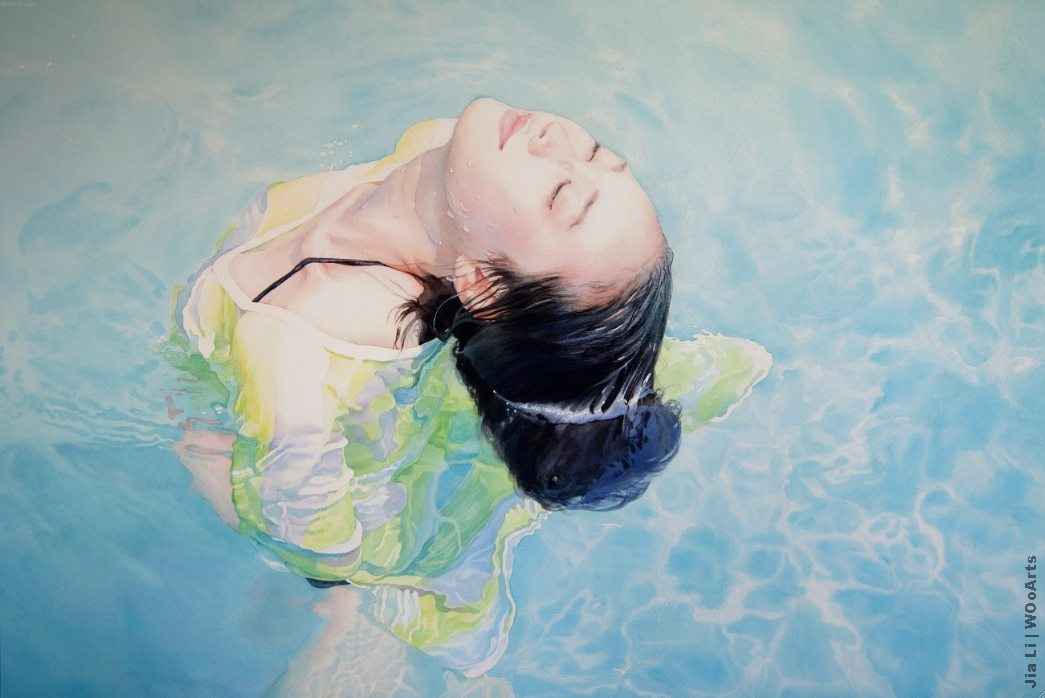 Chinese Artist Jia Li Watercolor Paintings