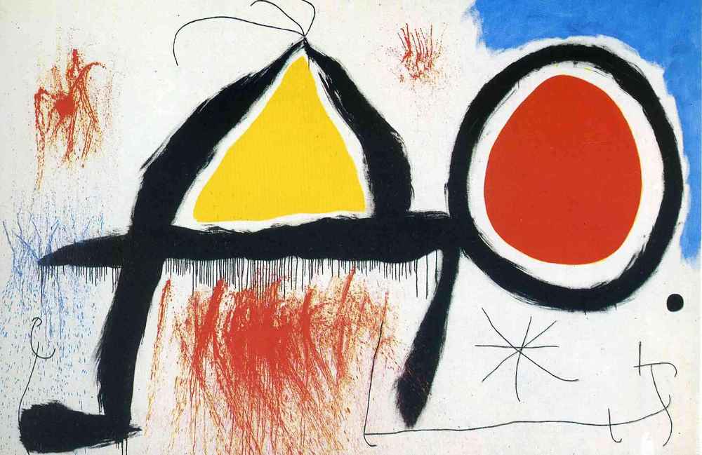 Spanish Artist Miró Joan Painting
