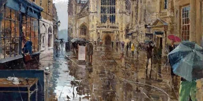 British Artist Peter Brown Painting