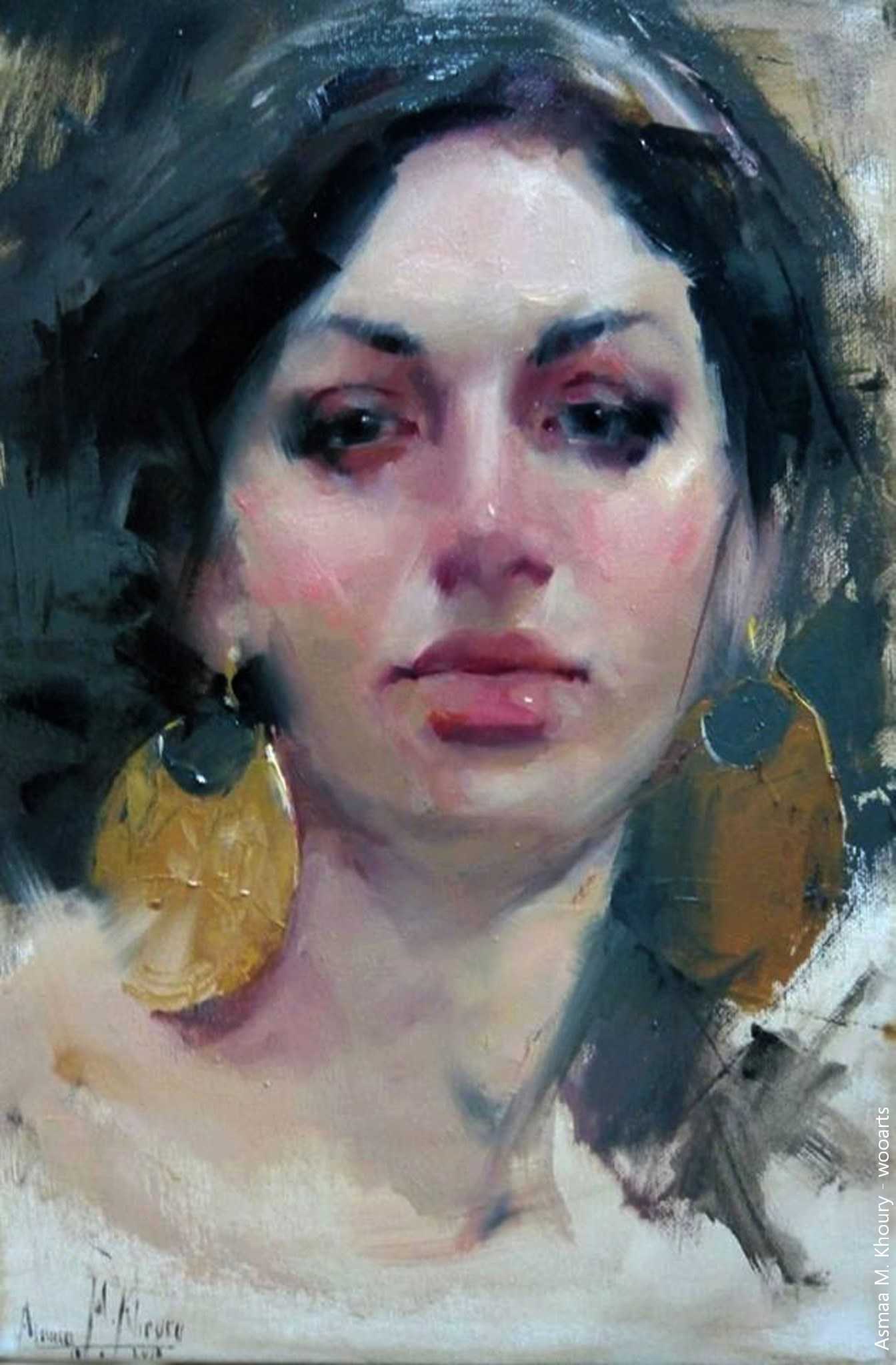 Asmaa M. Khoury Painting