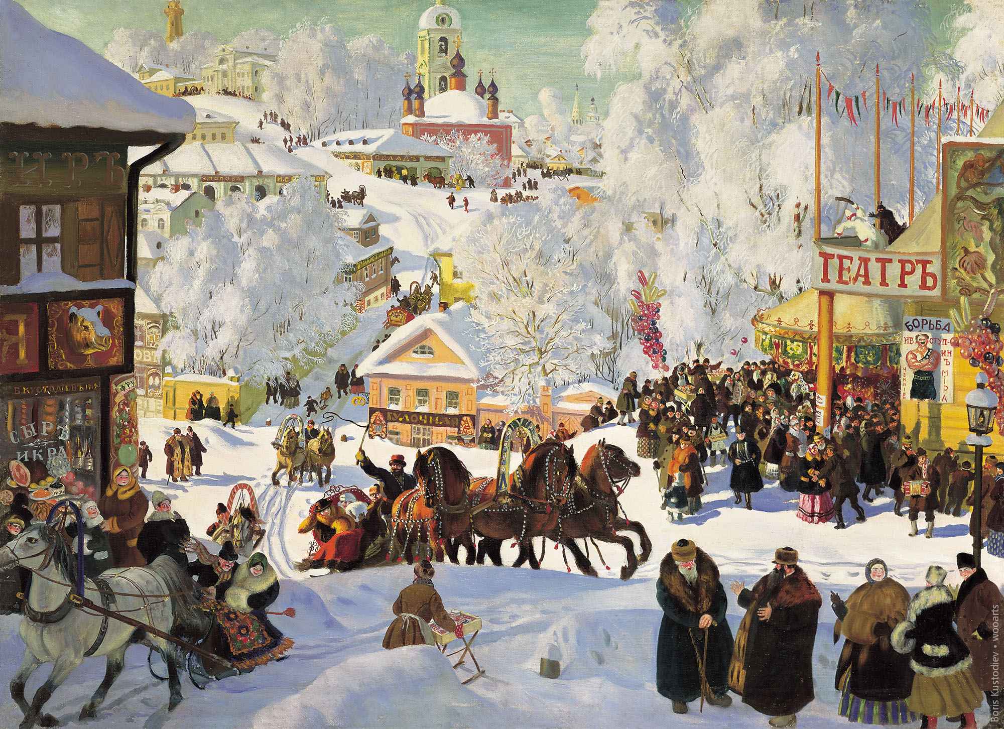 Boris Kustodiev Painting