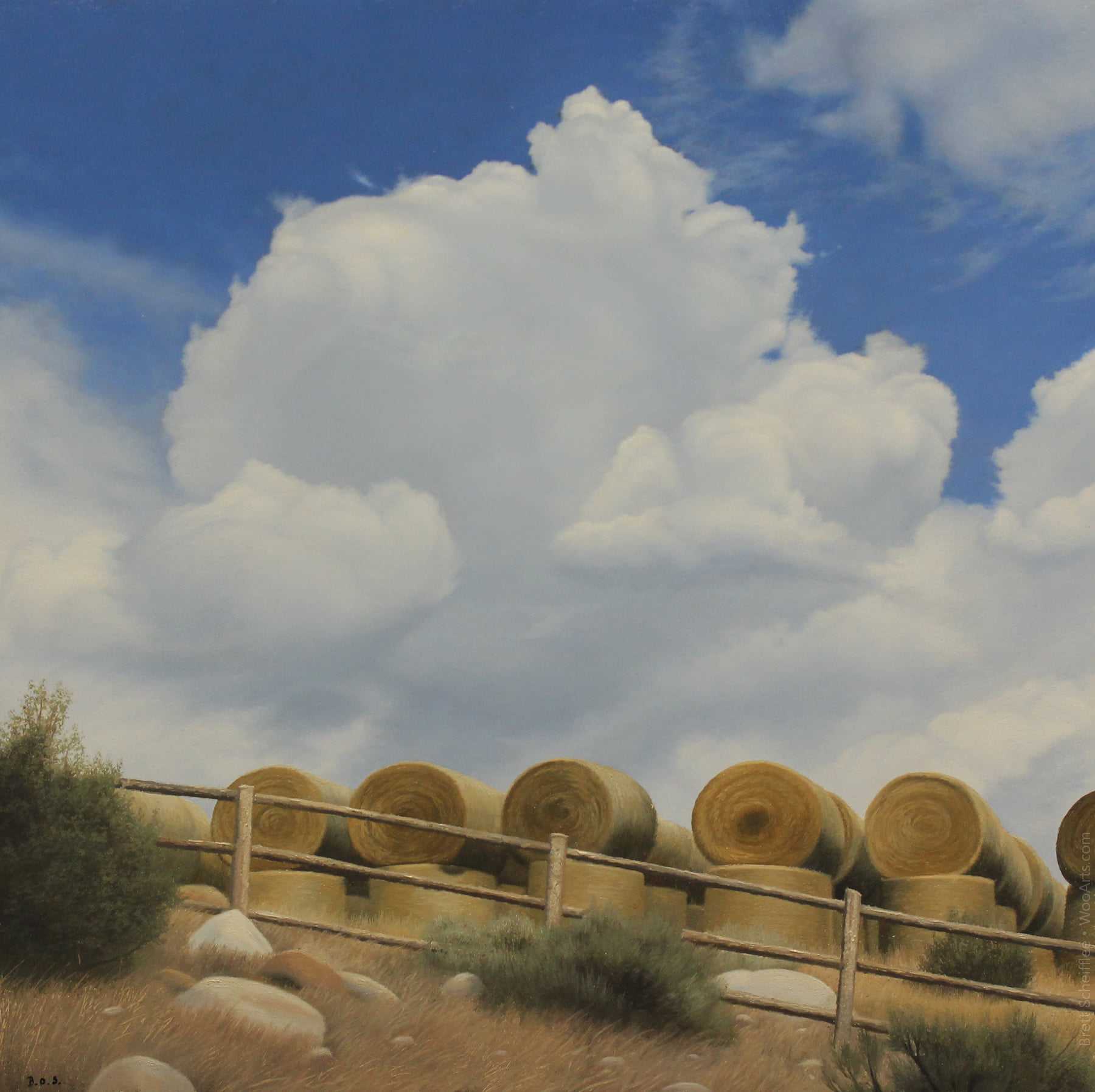 Brett Scheifflee Oil  Painting - American Artist