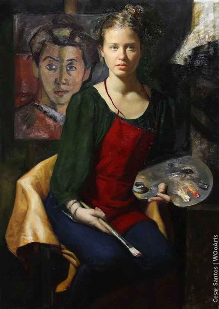 Oil Painting by Artist Cesar Santos