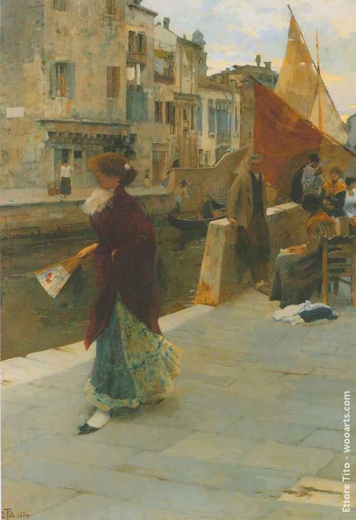 Painting by Artist Ettore Tito