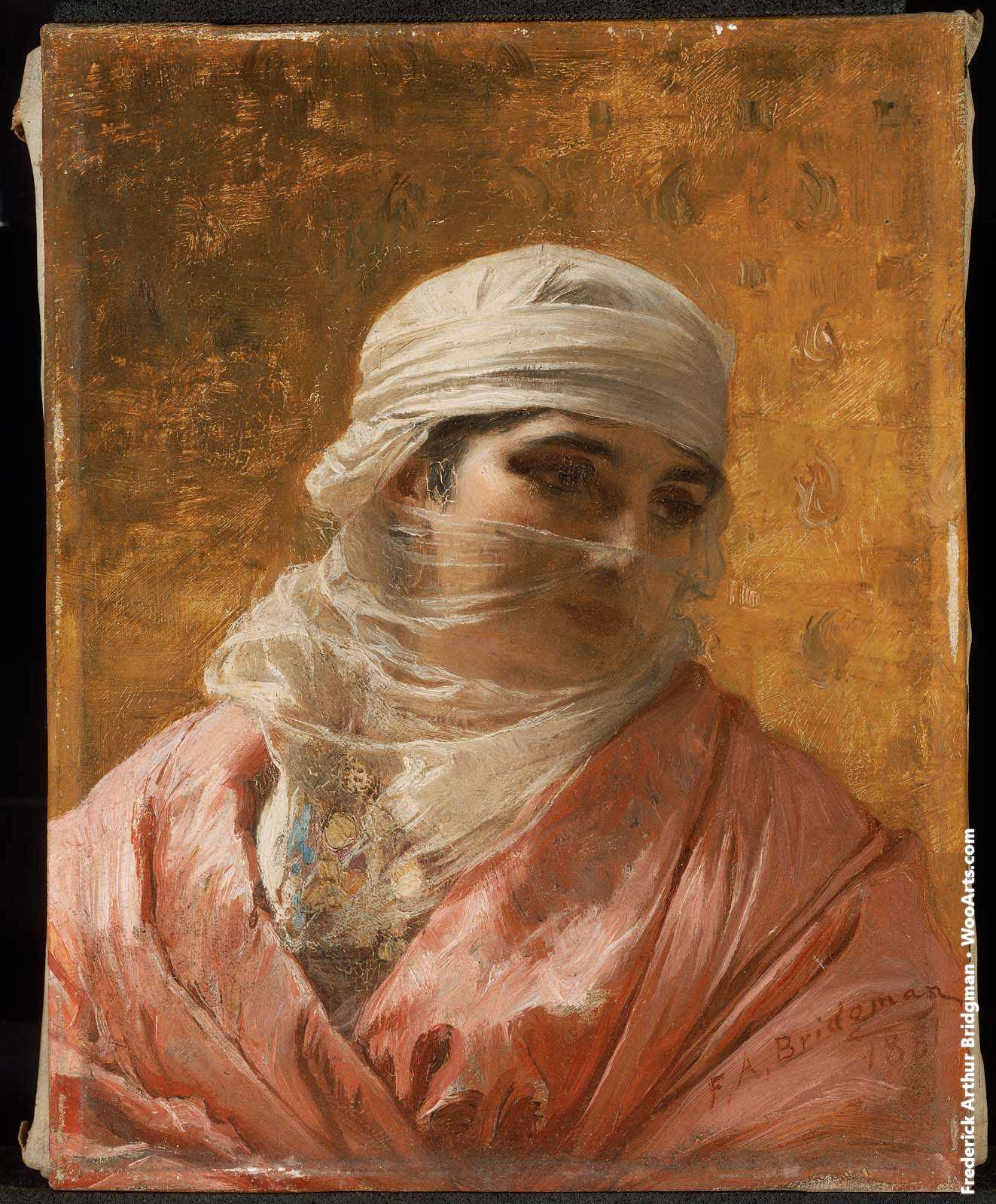 Frederick Arthur Bridgman - Frederic A Circassian 37.591 Museum of Fine Arts Painting