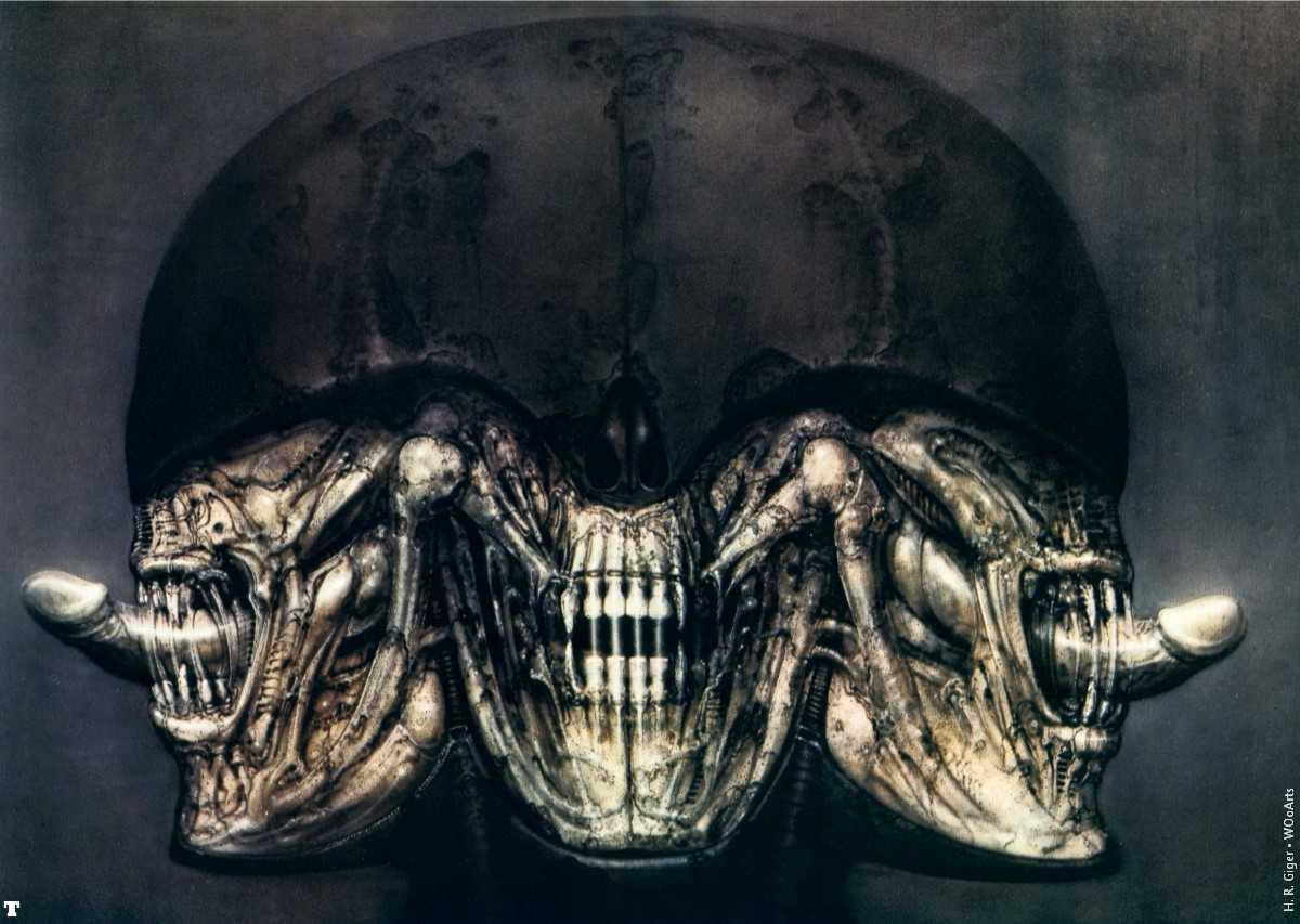 Painting by H. R. Giger