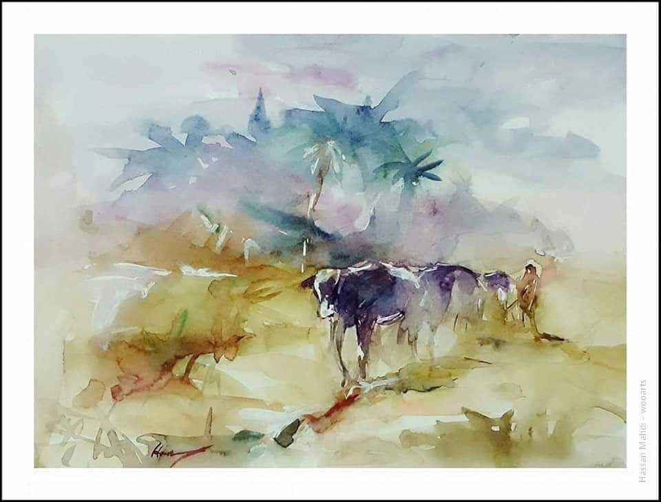 Hassan Mahdi Painting