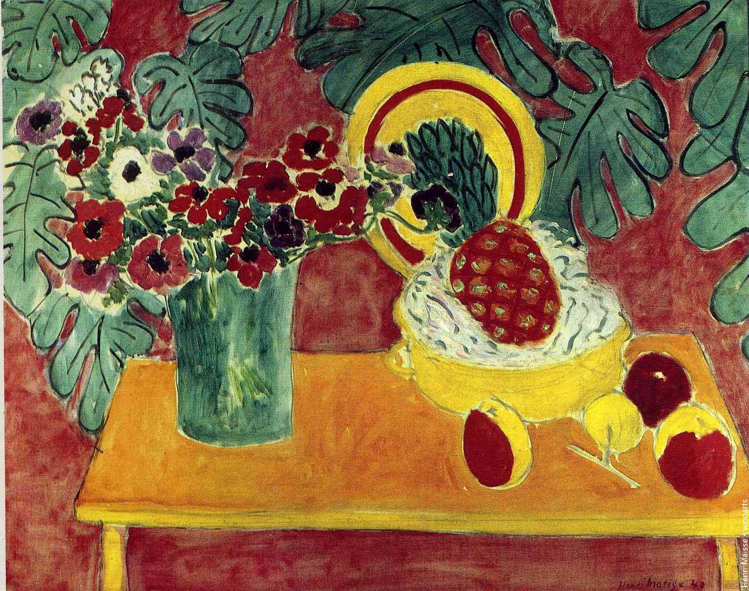 Henri Matisse Floral Painting 255
