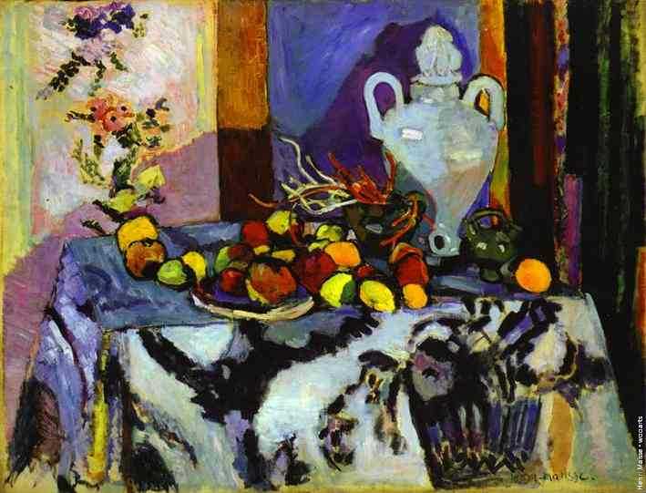 Henri Matisse Food Painting Blue Still Life
