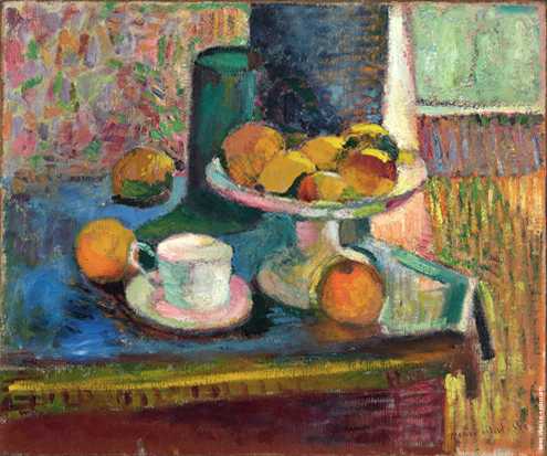 Henri Matisse Food Painting Henri Matisse, 1899, Still Life with Compote, Apples and Oranges, oil on canvas, 46.4 x 55.6 cm, The Cone Collection, Baltimore Museum of Art