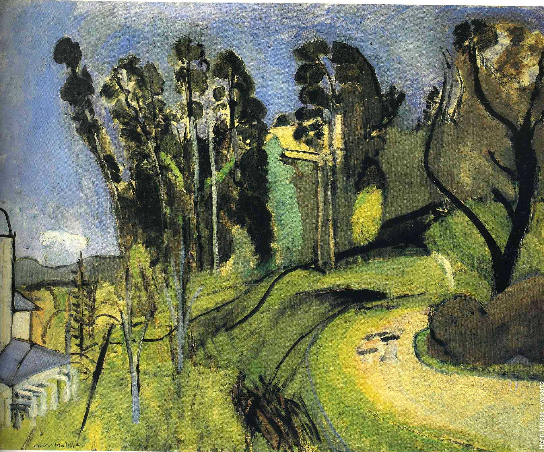 Henri Matisse Landscape Painting Montalban, Landscape