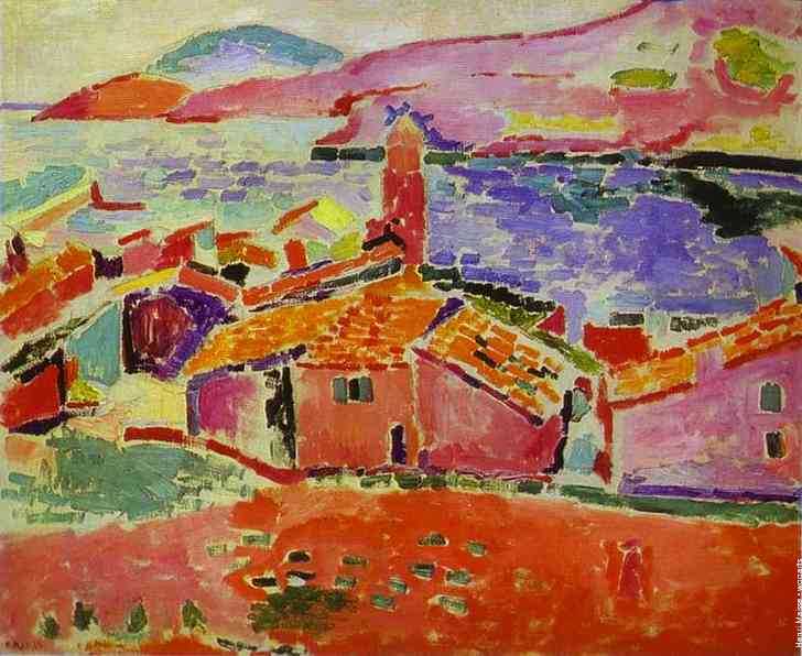 Henri Matisse Landscape Painting toits
