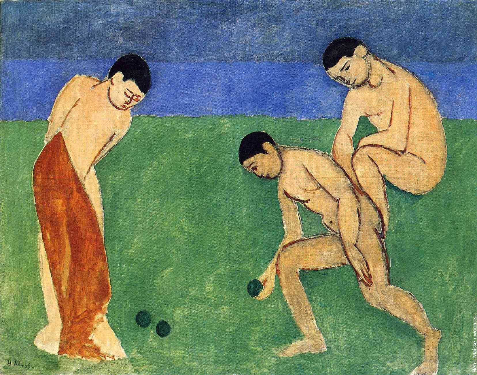 Henri Matisse Nude Painting A Game of Bowls