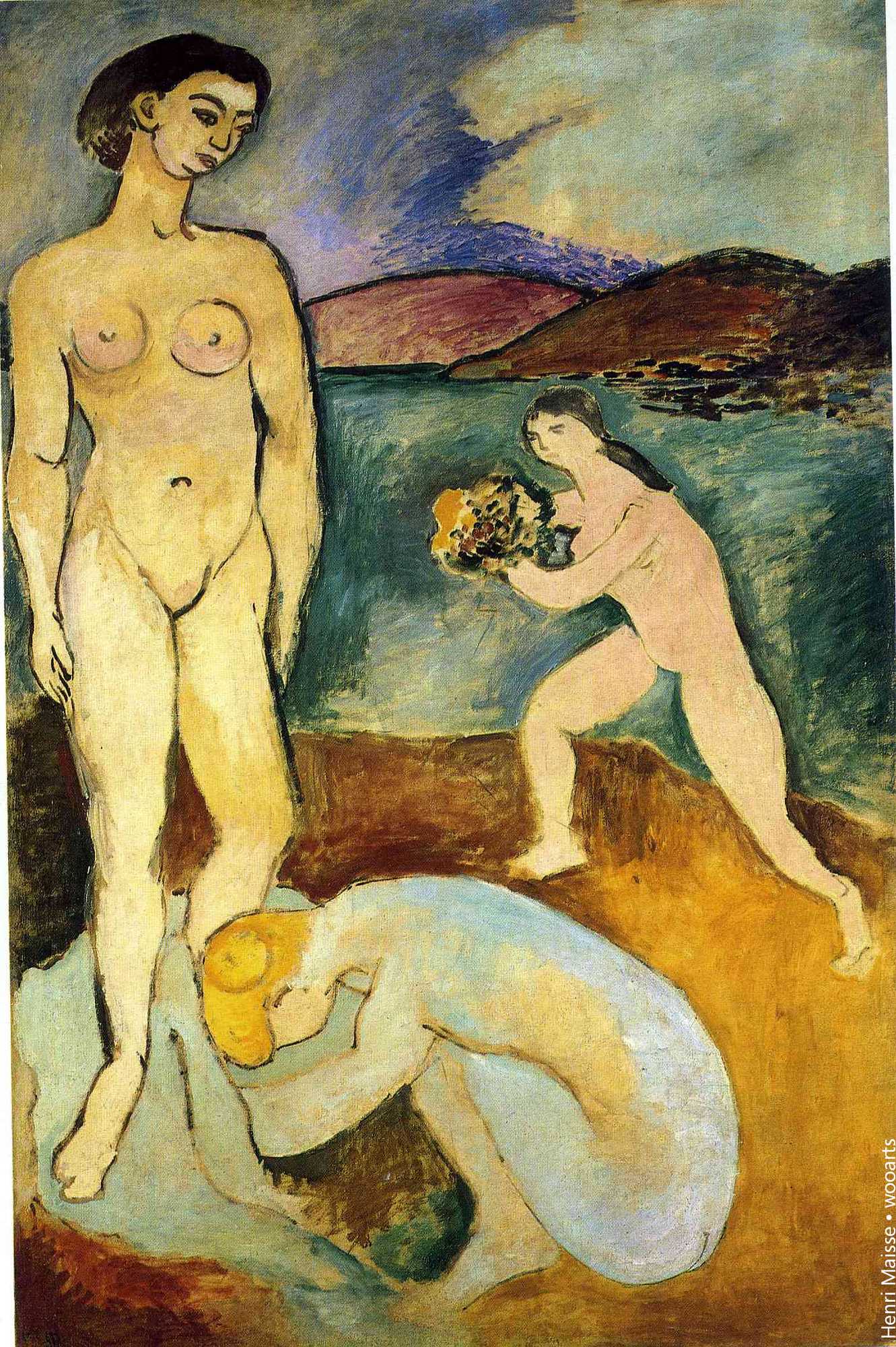Henri Matisse Nude Painting La luxe 1, 1907, Musée National d'Art Moderne, Paris