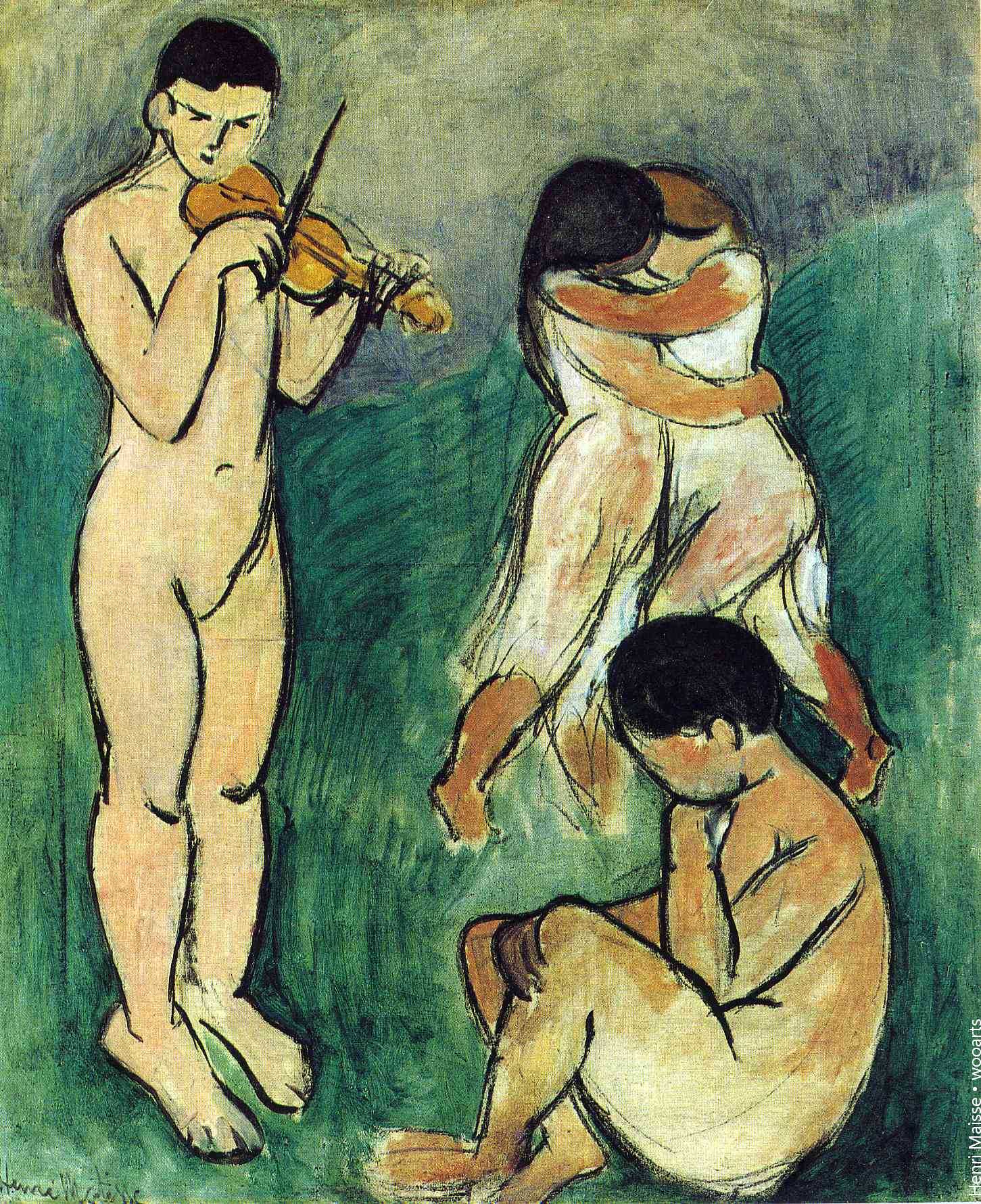 Henri Matisse Nude Painting Music (Sketch)