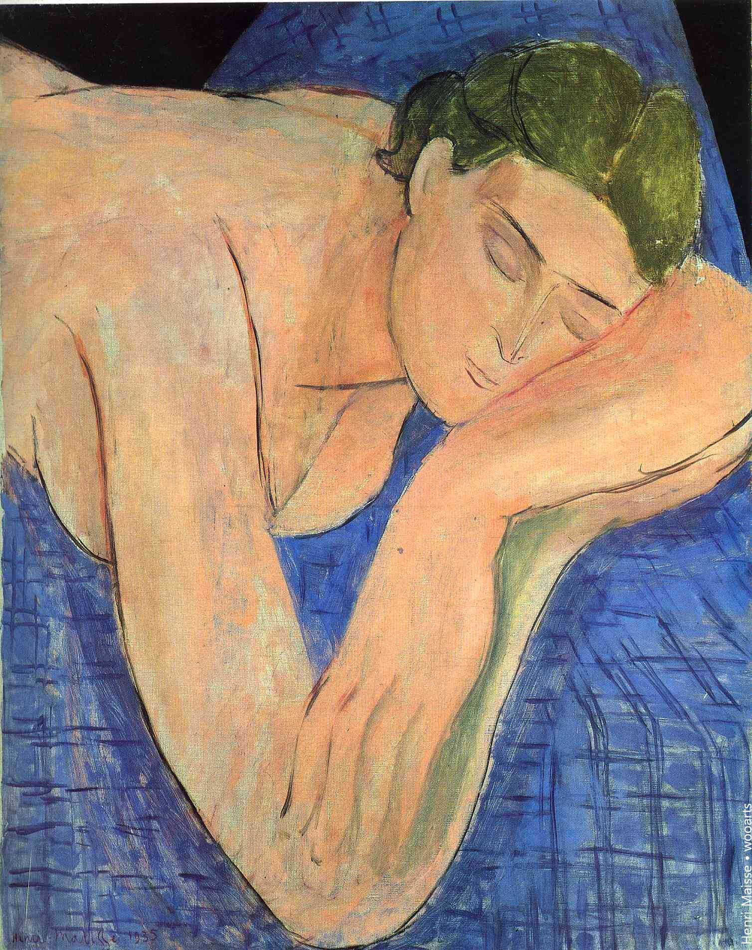 Henri Matisse Nude Painting The Dream, 1935