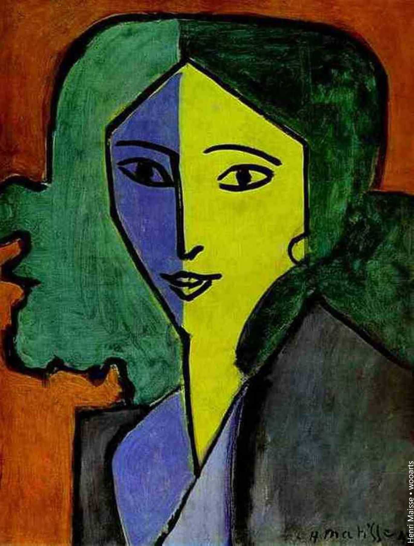 Henri Matisse Setting Painting - Portrait of Lydia Delectorskaya, the Artist's Secretary