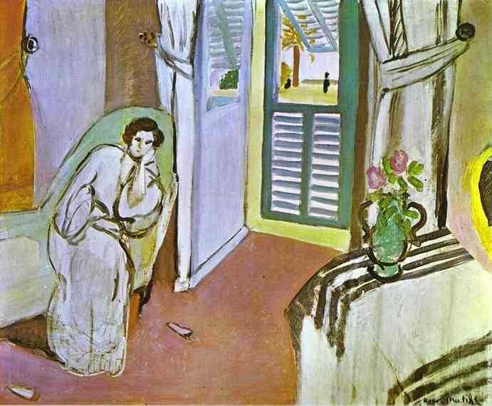 Henri Matisse Setting Painting Woman on a Sofa