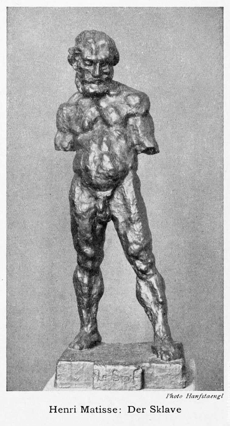 Henri Matisse Standing Painting , 1900-1904, Le Serf (The Serf, Der Sklave), bronze
