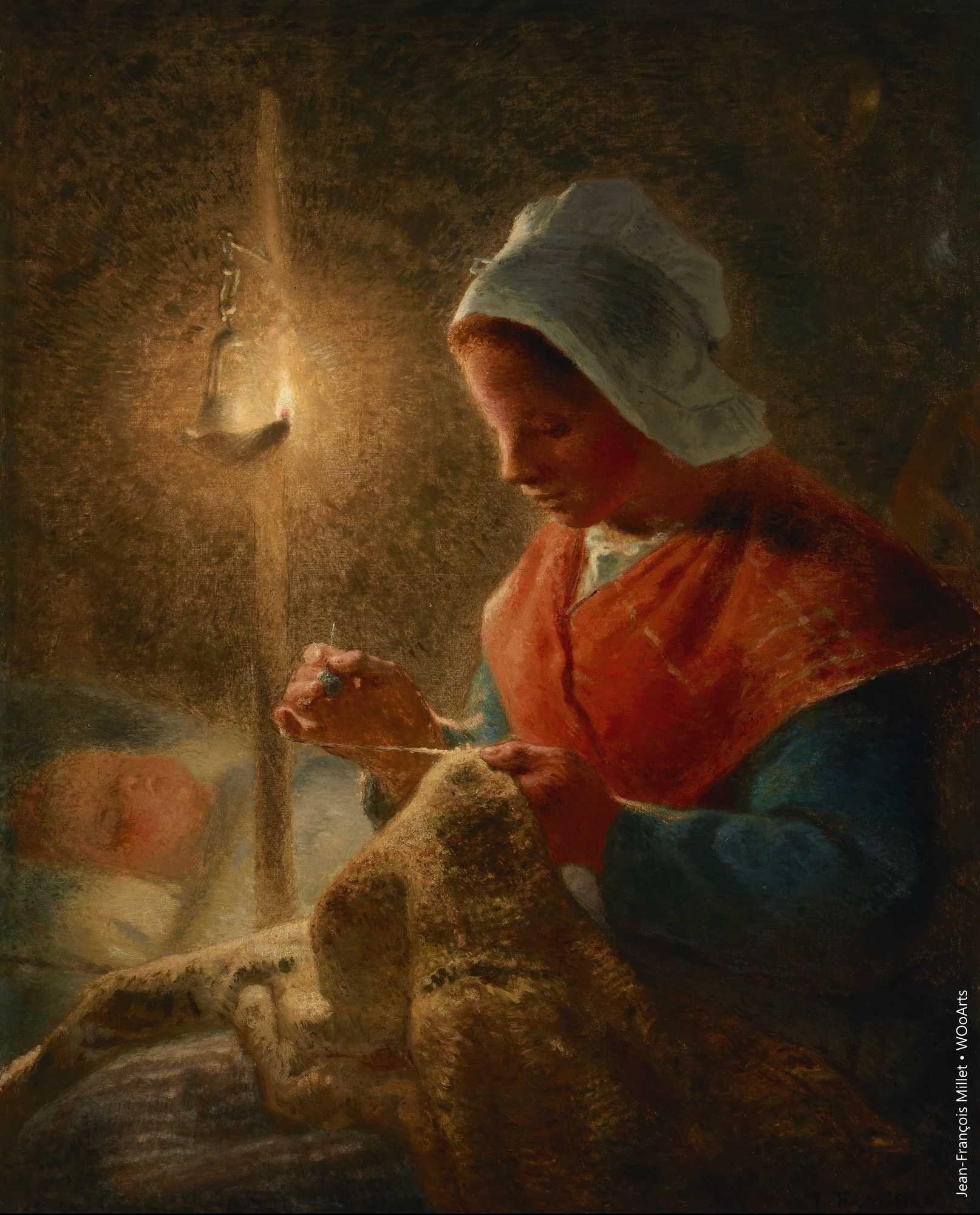 Painting by Jean-François Millet