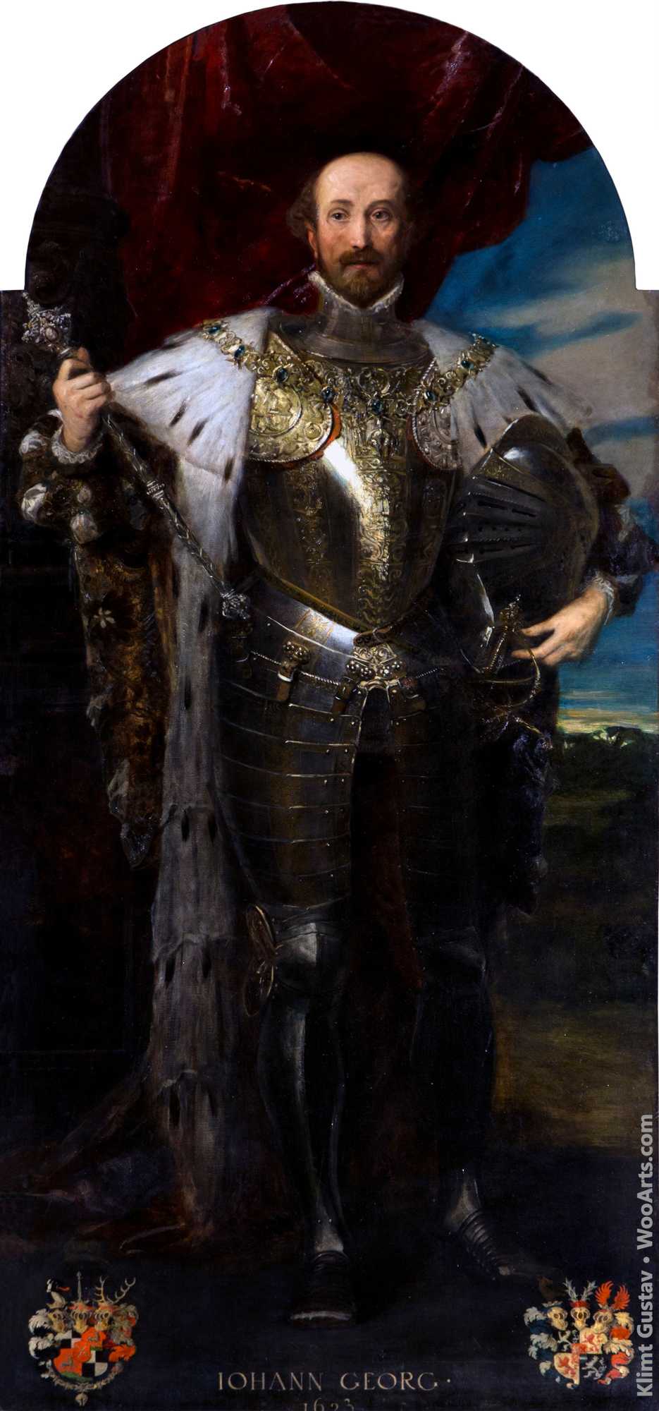 Portrait of Johann Georg, Count of Hohenzollern-Hechingen Gustav Klimt 1883