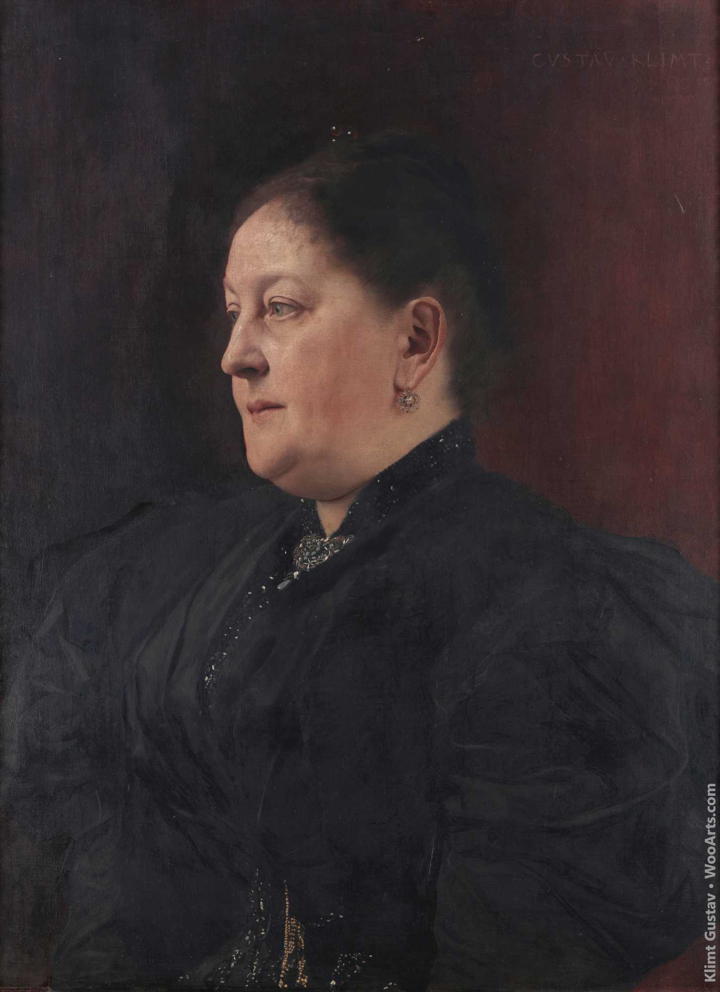 Portrait of Mathilde Trau Gustav Klimt 1893