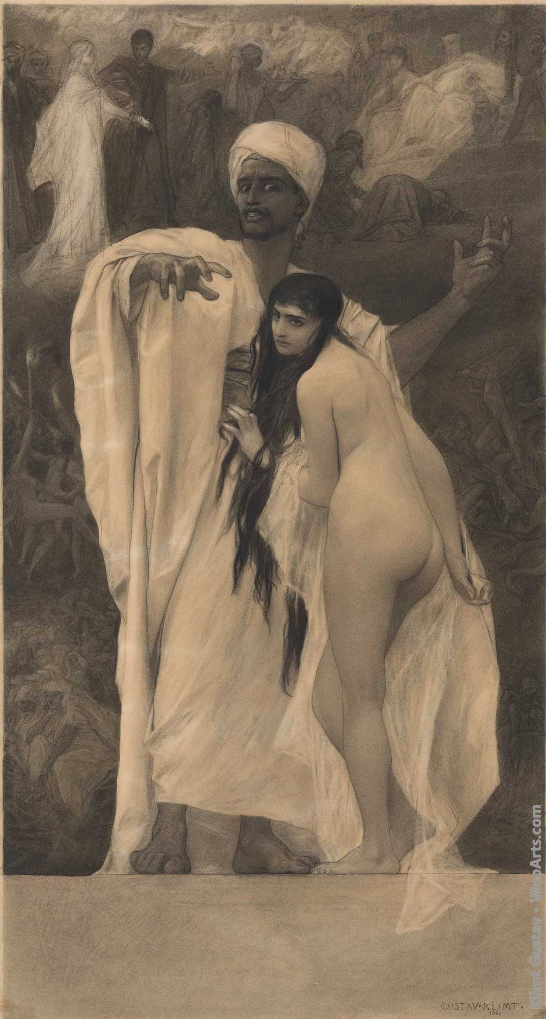 Fairy Tale Gustav Klimt 1884