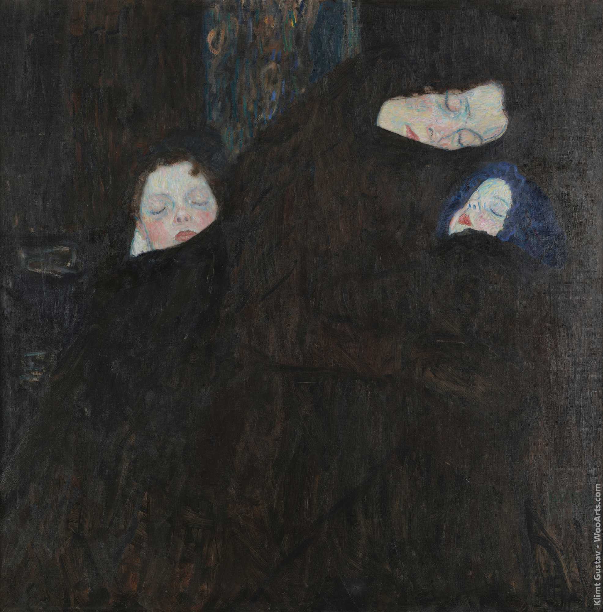 Mother with Two Children (Family) Gustav Klimt 1909-1910