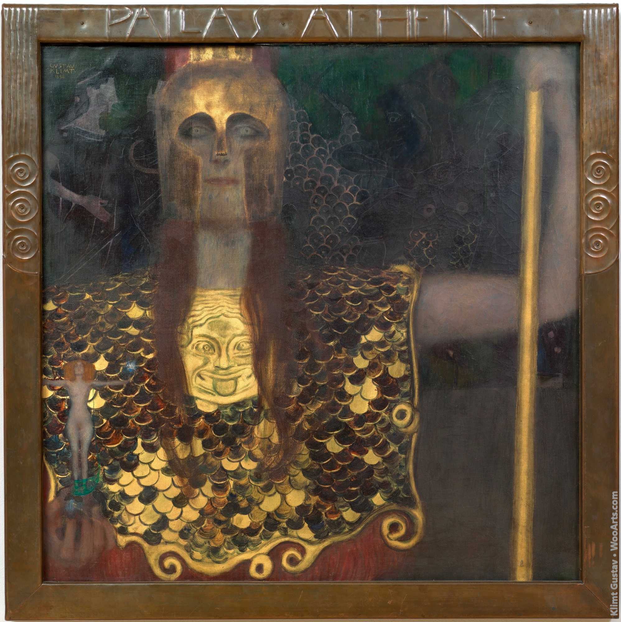 Pallas Athene Gustav Klimt 1898