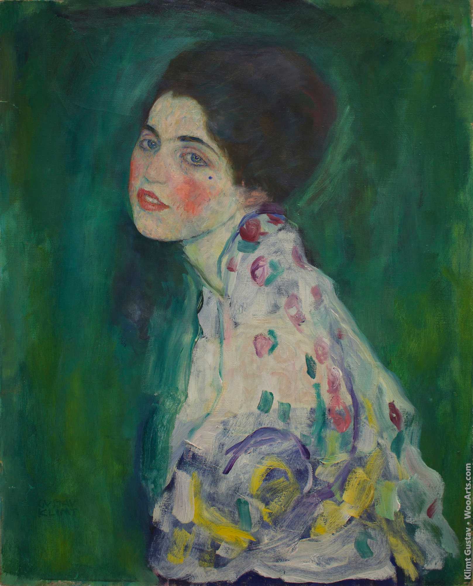 Portrait of a Lady Gustav Klimt 1916-1917