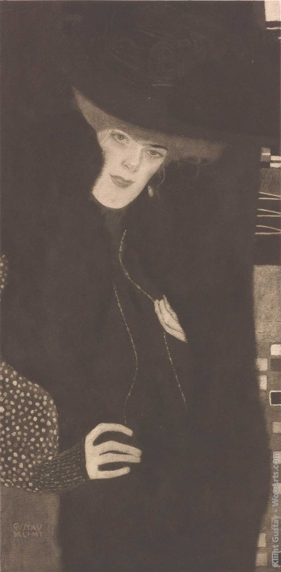 Red and black after Gustav Klimt, plate 14, The work of Gustav Klimt Gustav Klimt 1918
