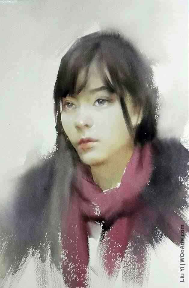 61 Beautiful Watercolor Paintings by Chinese Artist Liu Yi