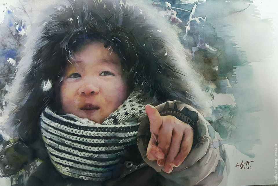 Painting by Artist Nagkyoo Seong