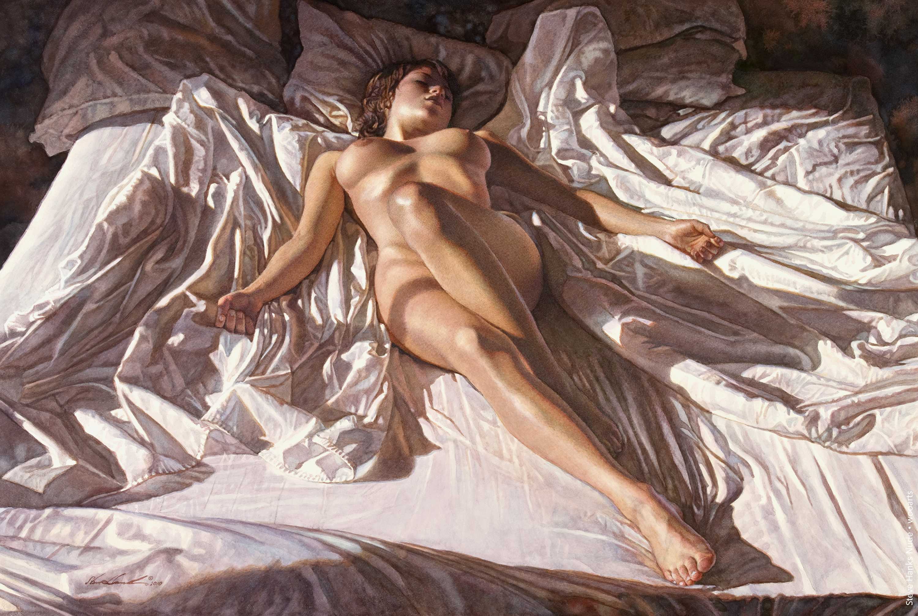Steve Hanks Nude Painting